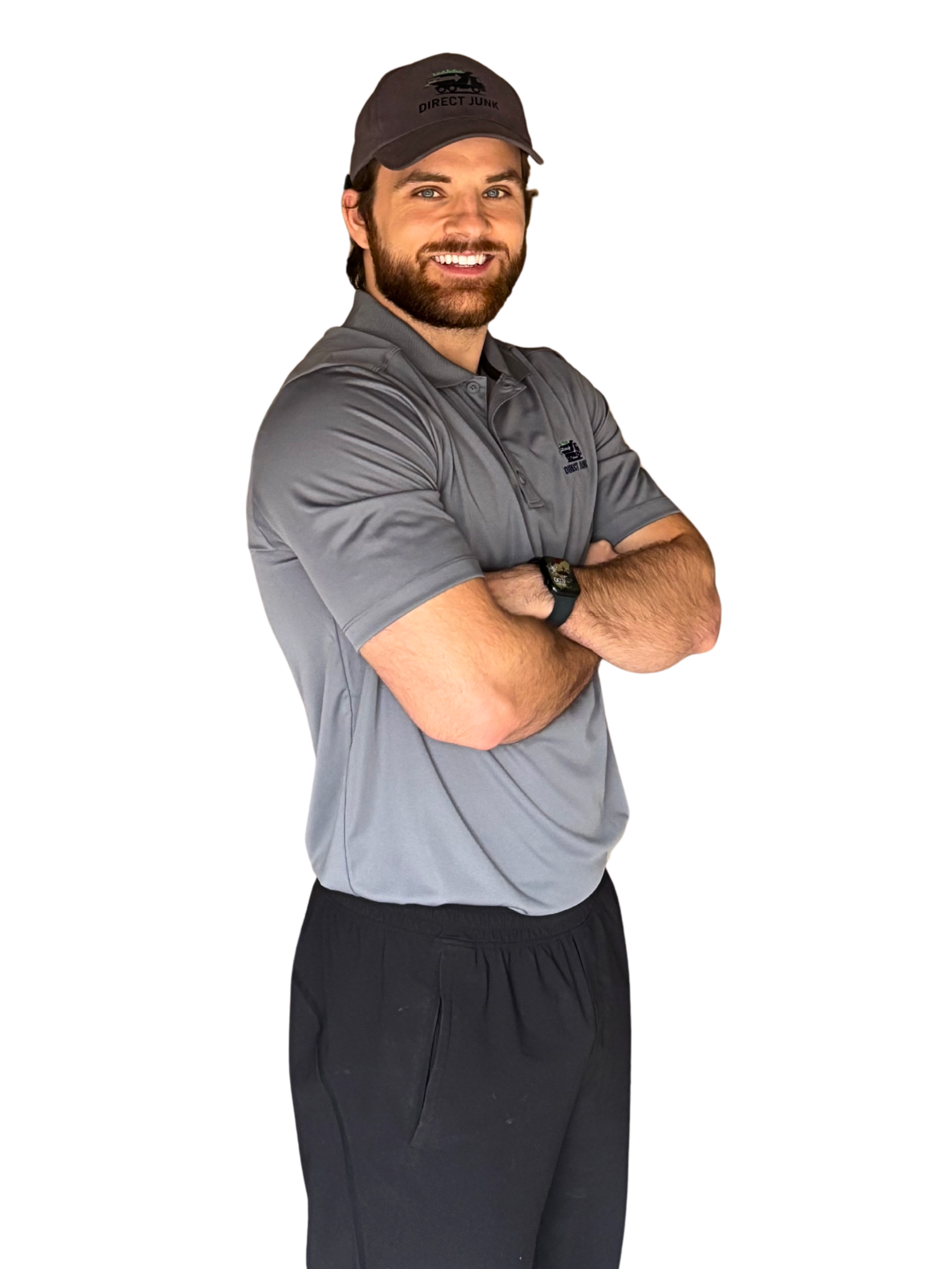 Kris from Direct Junk standing in uniform