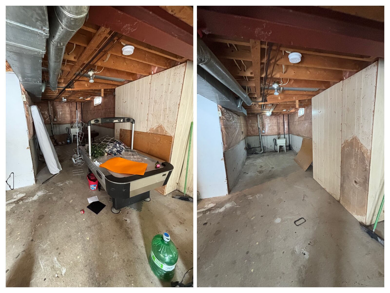 Basement cleanout in Oakville by Direct Junk