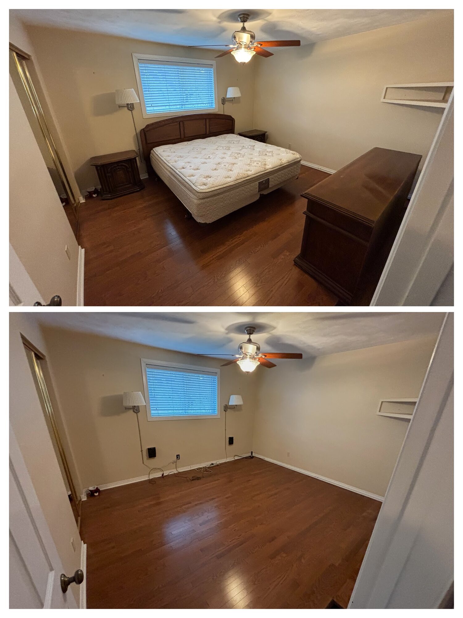 Mattress, box spring, and bed-set removal