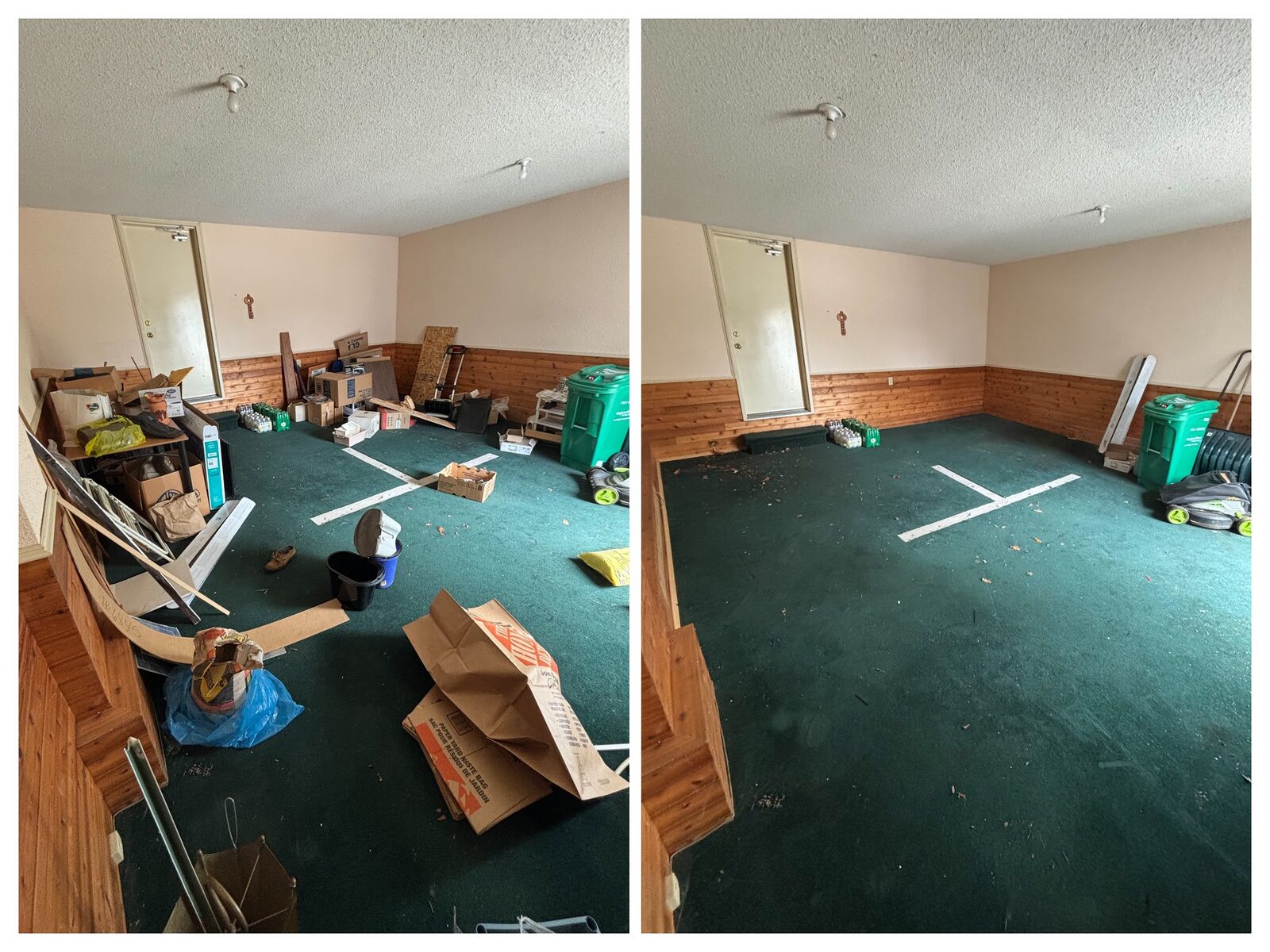 Oakville garage cleanout by Direct Junk